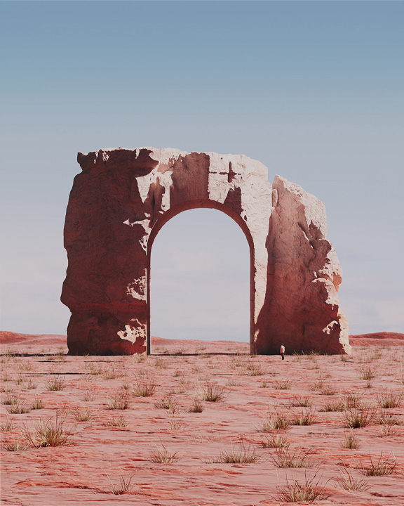 sculpted rock